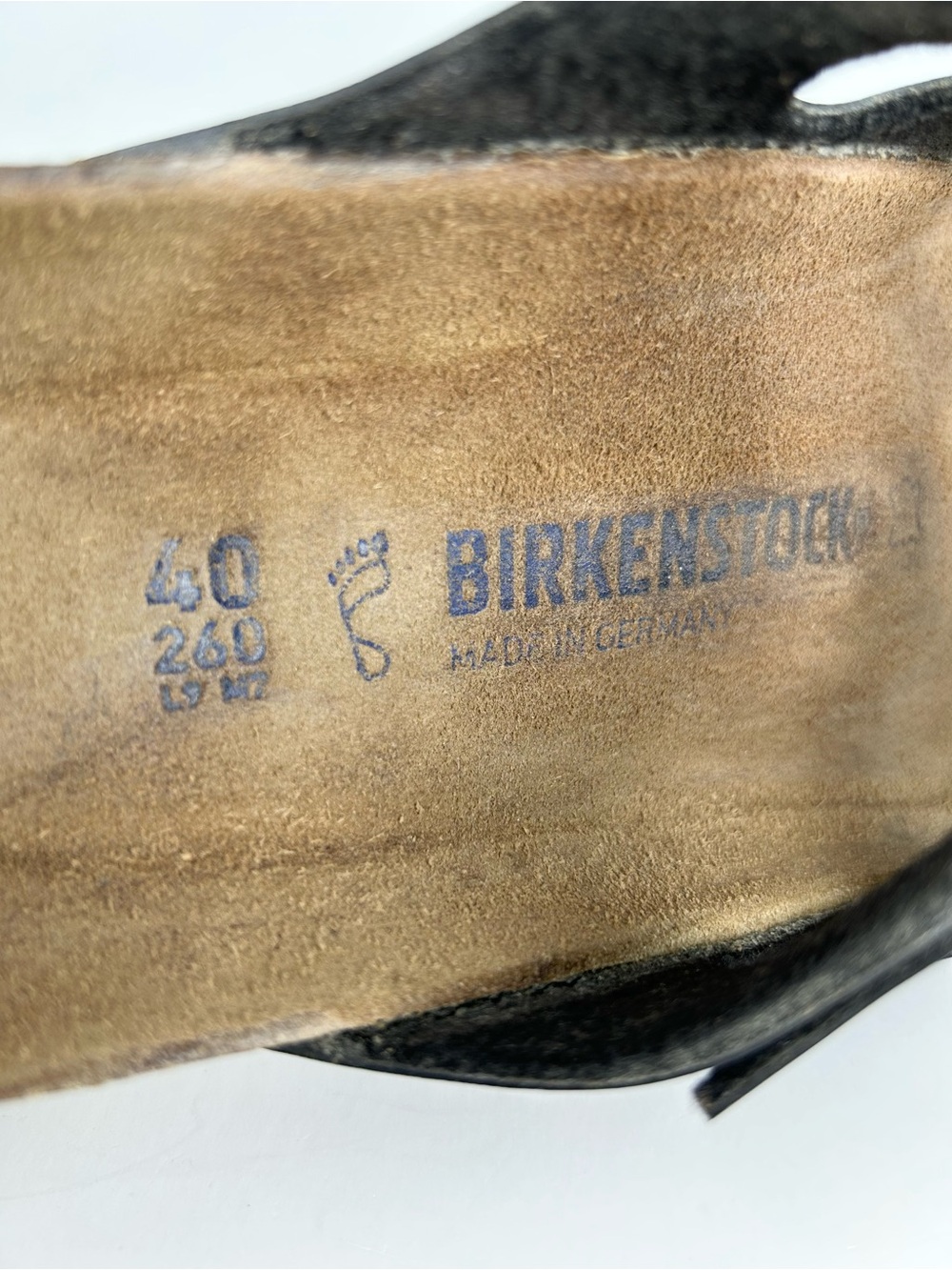 Birkenstock Florida Birko-Flor Three Strap Black Sandals EU 40 US 9 - Picture 11 of 13